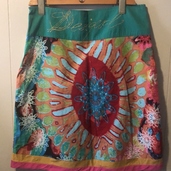 Desigual Skirts Desigual Boho Colorful Skirt Poshmark